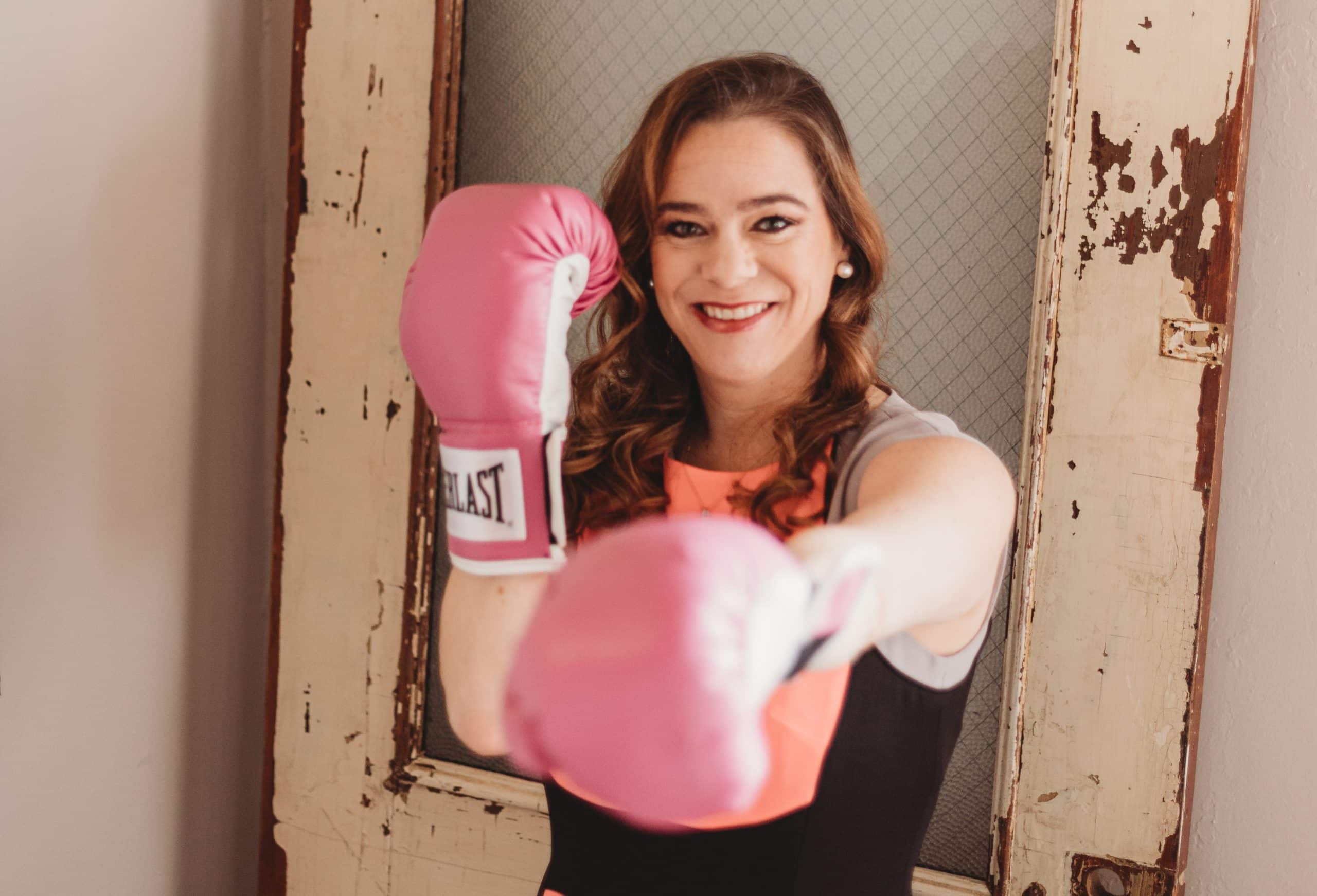Meredith Carpenter Boxing Glove Headshot