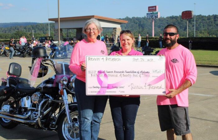 13th Annual Revvin’ 4 Research Motorcycle Ride Raises Over $15,000 For Breast Cancer Research In Alabama