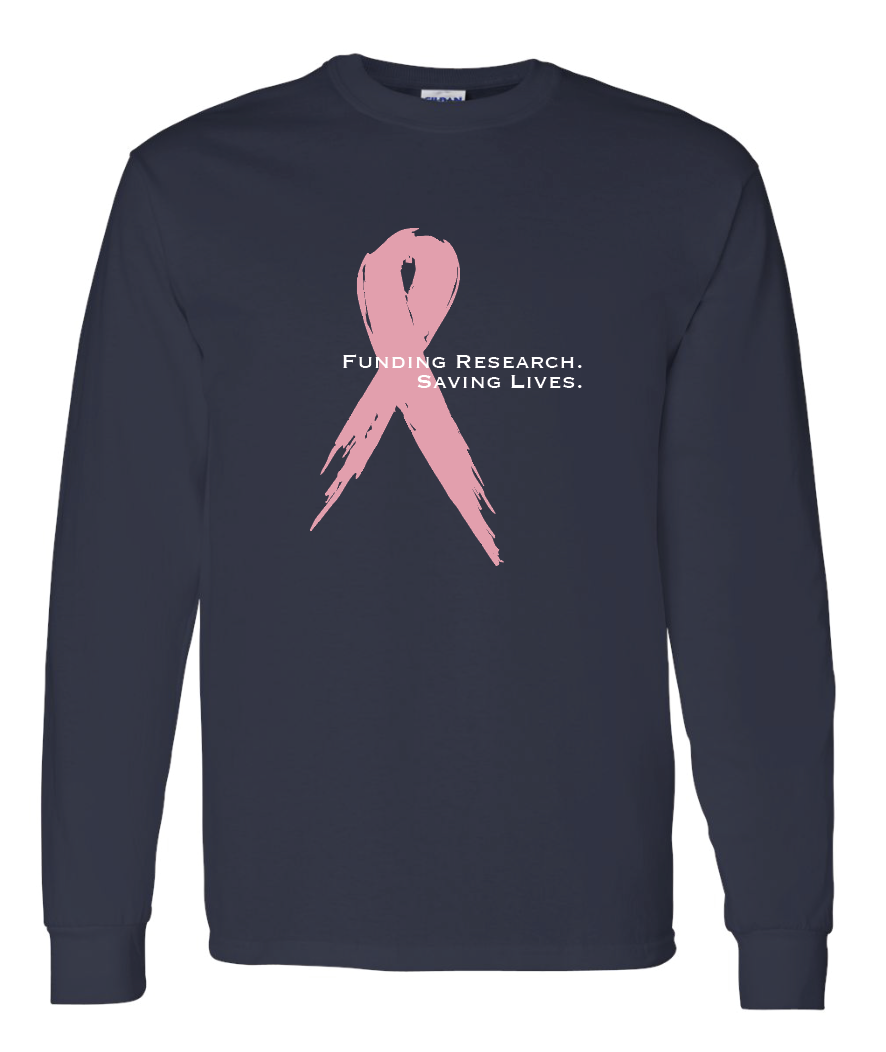 Funding Research-Saving Lives Long Sleeve Breast Cancer Shirt